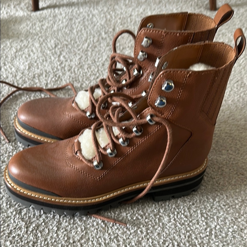 Tan Leather Ankle Boots